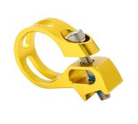 Anillo de abrazadera para palanca de cambios de bicicleta de montaña, aleación de aluminio, para X9 XX XO1, 45 x 22 x 12 mm, oro rojo negro, mecanizado CNC, diseño hueco, acabado anodizado (dorado)