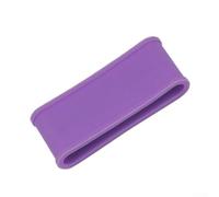 Anillo de acabado de agarre de silicona antideslizante para pala de pickleball y raqueta de tenis para evitar que se afloje con el tiempo (morado)