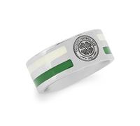 Anillo de acero inoxidable con licencia oficial del Celtic FC, 2 colores, para hombre, regalo de fútbol unisex