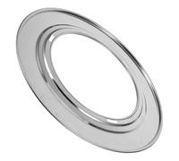 Anillo de Acero Inoxidable para Vaporera Redondo de Metal | Adaptador para Cesta Vaporera, para Dumplings, Dim Sum, Verduras y Carne