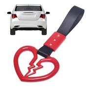 Anillo de advertencia para parachoques trasero de coche, diseño de corazón roto