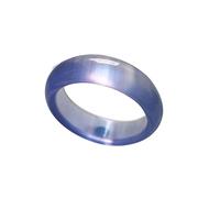 Anillo De Ágata Cera Hielo Flotante Flor Anillo Azul Verde Anillo De Ágata Natural Hombres Y Mujeres El Anillo De Jade Es La Mejor Opción For Regalos Navideños (Color : Blue, Size : 17mm)