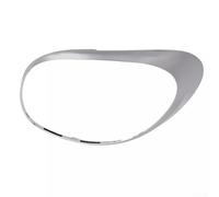 Anillo de ajuste de lámpara trasera derecha para Fiat 500L 2014-2020 ABS plateado cromado reemplazo trasero OEM 68235996AA 77366441 accesorio fácil de instalar pieza de coche