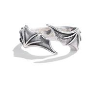 Anillo de ala de demonio vintage anillo personalizado estilo hip hop anillo de San Valentín unisex simple tender