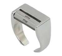Anillo de aleación de zinc, anillo interactivo giratorio, anillo antiestrés giratorio, joyería antiestrés, anillo de control de estado de ánimo femenino, anillo de humor interactivo, anillo