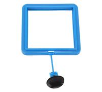 Anillo de alimentación de acuarios Segura alimento Flotante de plástico Alimentador Cuadrado para Peces Pescado de Pescado Tanques de tamaño Mediano 1 m