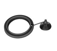 Anillo de alimentación de Alimentos de Pescado de Gavigain, plástico, Taza de succión Fuerte, Evita los desechos, Mantiene los Alimentos en su Lugar, para la alimentación de los (Black)