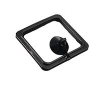 Anillo de Alimentación de Peces,Cuadrado Alimentador de Peces con Ventosa,Alimentador del Tanque de Peces para Los Copos Y Otros Flotante Pescado Foods