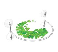 Anillo De Alimentación De Pescado - Aquarium Flotating Plant Valea - Barrera De Plantas De Estanques - Separador De Fauna Flotante Para Acuarios Y Estanques Pequeños - Conveniente Barrera De Flora Par