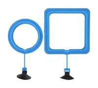 Anillo de alimentación para Peces, alimentador de Alimentos Flotante para Peces de Acuario Seguro con Ventosa Fuerte para pecera