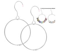 Anillo De Almacenamiento De Cinta Adhesiva - Anillo Colgante De Metal Sostenible Para Una Organización , Solución De Almacenamiento Compacto | Soporte De Acero Inoxidable En D Con Doble P