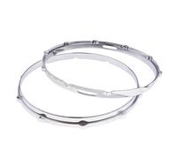 Anillo de aro de tambor de 14 pulgadas, accesorios de piezas de instrumentos de percusión, 2 uds.
