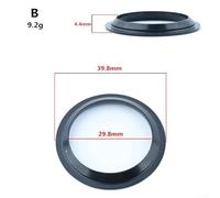 Anillo de base de auriculares de bicicleta fácil de usar con reductor de tubo de dirección de horquilla cónico (B)
