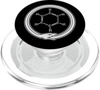 Anillo de benceno Ouroboros Símbolo de Ciencia de química orgánica PopSockets PopGrip para MagSafe