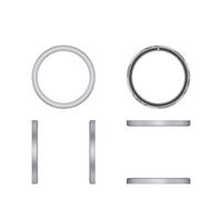 Anillo de Bisel de Metal de Repuesto para CMF Reloj Pro2,Color Sólido Anti-colisión Anti-arañazos Bisel de Metal Caso para CMF By Nothing Watch Pro2 Reloj Inteligente Accesorios (Gris)