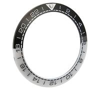 Anillo de Bisel para Relojería para Relojero, Inserto de Bisel para Reloj de 41,5 Mm (en blanco y negro)