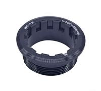 Anillo de bloqueo de casete de aluminio CNC para 12 velocidades para bujes de bicicleta MicroSpline compromiso fiable y rendimiento resistente (negro)