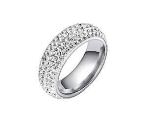 Anillo de boda femenino de acero para mujer, anillo de compromiso, joyería de salto de cadera, anillos con colgante, 13, Metal, Sin piedra preciosa