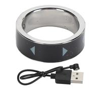 Anillo de Cambio de página Elegante Resina de Metal Resistente al Agua Foto con un Carga magnética Anillo de Desplazamiento con Control Remoto Bluetooth para teléfono Android