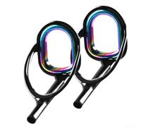 Anillo de cerámica de repuesto para cañas de pescar diseñado para adaptarse a puntas de caña de pescar medidas entre 1,2 mm y 1,6 mm de diámetro interior. Especificaciones (1,3 mm de diámetro)