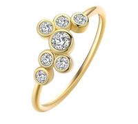 Anillo de circonita engarzada: hecho de cobre puro, este anillo es versátil y adecuado para usar en capas, por lo que es un excelente regalo para mujeres