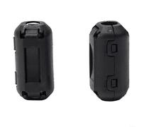 Anillo de clip de núcleo de ferrita de 5 mm para supresión de ruido en USB Firewire Powerline cables coaxiales de audio y video utilizados en entornos informáticos (2 piezas)