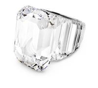 Swarovski Anillo de cóctel Lucent, Talla octogonal, Blanco