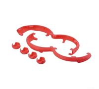 Anillo de colisión para PC compatible con DJI Avata 360, distribución de peso equilibrada y ajuste seguro para dinámica de vuelo consistente (rojo)