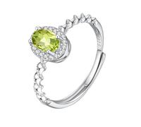 Anillo De Compromiso Con Rubí De Corte Ovalado En Plata De Ley 925 Para Mujer, Anillo De Eternidad Con Giro Infinito, Anillo De Compromiso De Cóctel Con Circonita Cúbica, Anillo De Boda Para Ella