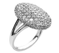 Anillo de compromiso de Bella de la saga Crepúsculo de OK-STORE, 100% plata de ley auténtica 925