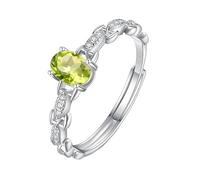 Anillo De Compromiso Solitario Con Halo De Plata Esterlina 925 Para Mujer, Anillo De Piedras Preciosas Naturales De Corte Ovalado, Banda De Eslabones Cubanos De Lujo Con Circonita Cúbica, Banda De