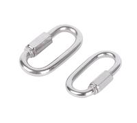 Anillo De Conexión Rápida De Acero Inoxidable 304, Conector De Eslabones De Cadena De Alta Resistencia Adecuado Para Escalada En Roca, Eslabones De Cadena (M9)