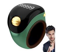 Anillo de contador, contador de dedos con pantalla digital electrónica, ayuda para contar cuentas de oración, herramienta de conteo manual para golf, productos, regazo, tejer