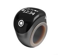 Anillo de conteo con interfaz táctil fácil de usar y pantalla luminosa brillante para contar constantemente (negro)