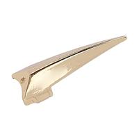 Anillo de Costura de Trenzas, Herramienta Duradera de Aleación para Separar los Dedos del Cabello, para Extensiones de Cabello de Pelucas (GOLD)