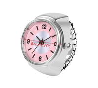 Anillo de dedo - Dial simple personalizado personalizado para hombres y mujeres Mira los dedos de pareja casual Mira la esfera simple, la pareja Cool Watch Ring Creative Novelty