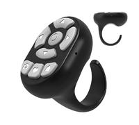 Anillo de desplazamiento - Anillo de botón de desplazamiento para teléfono, mando a distancia, cámara de teléfono, anillo inalámbrico para teléfono, cámara de vídeo, mando a distancia, anillo de