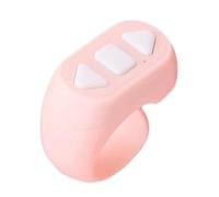 Anillo de desplazamiento, anillo giratorio de página, control remoto de desplazamiento para teléfono, batería recargable, ligero, negro, rosa, verde, 2,2 cm, para música