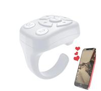 Anillo De Desplazamiento | Grabación De Video De Cámara Remote Autom Shutter Smart Page Turner Presentación Clicker | Continuo Haga En Dispositivo Designando El Control De La Punta De Los Dedos P