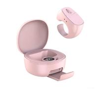 Anillo de desplazamiento inalámbrico, diseño de silencio de control táctil 24 horas de duración de la batería para teléfono móvil Video E-Book remoto BT (rosa)