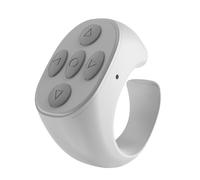 Anillo de desplazamiento inalámbrico, girador de páginas, anillo de control remoto, navegación sin manos, para lectura de libros electrónicos, visualización de videos y toma de imágenes, 1.46 x 0.71 x