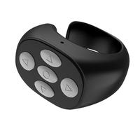 Anillo de desplazamiento, obturador remoto inalámbrico y girador de página, anillo de desplazamiento, perfecto para tomar fotos, leer libros electrónicos, ver videos, control inteligente para