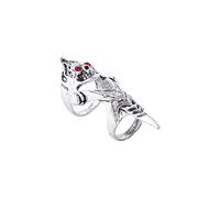 Anillo de dragón retro hip hop, estilo gótico, anillo de garra punk, anillo de aleación de personalidad para nudillos femeninos, Plástico