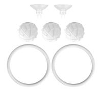 Anillo De Ejercicio Betta Fish - Aquarium Flotante Alevación Círculo Círculo De Succión, Anillo De Entrenamiento De Mascotas De Agua | 3 Bolas De Filtro Betta Fish Play Ring Para Pequeños Tanques Tort