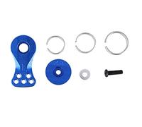 Anillo de engranaje de acero metálico con amortiguador de 25T para accesorios de vehículos RC 1/10 y 1/8, modelo L mecanizado con precisión por CNC y con superficie anodizada para (Azul (N10222NB))