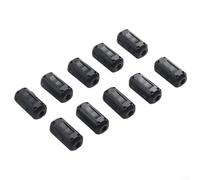 Anillo de filtro de cancelación de ruido, abrazadera de ferrita de 5 mm para un mejor rendimiento del equipo de audio (negro)