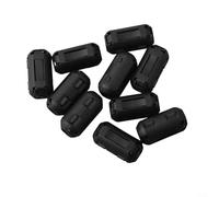 Anillo de filtro de supresión de ruido de núcleo de ferrita para cables de 3,5 mm a 13 mm de diámetro Rfi para Emi para eliminador, cuentas de alambre para computadora, equipo de audio y video, negro