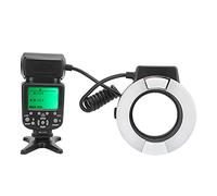 Anillo de Flash, con Anillo Adaptador Anillo Macro Flash TTL Forma de Anillo Macro Flash Cámara Linterna Enfoque Automático Apto para D7000 D5200 D5000 D3200 D3100 D90 D300S D600