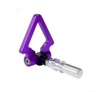 Anillo de gancho de remolque triangular para parachoques delantero automotriz construido para necesidades de modificación de automóviles de estilo europeo japonés (estilo japonés morado)