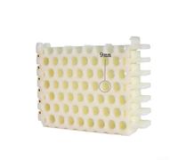Anillo de gestión de cables para cables Cat5 para Cat6 para Cat7 con construcción de nailon autolubricante y diseños de agujeros de 6 x 4 6 x 6 6 x 8 8 x 6 para un uso suave (8 x 6)